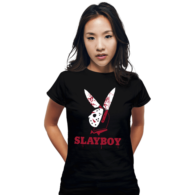 Secret_Shirts Fitted Shirts, Woman / Small / Black Slay Boy
