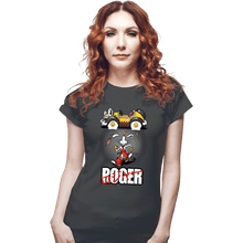Load image into Gallery viewer, Daily_Deal_Shirts Fitted Shirts, Woman / Small / Charcoal Roger
