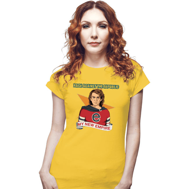 Daily_Deal_Shirts Fitted Shirts, Woman / Small / White Rage Against The Republic