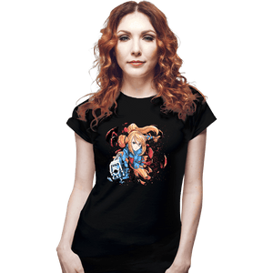 Secret_Shirts Fitted Shirts, Woman / Small / Black Breaking Out