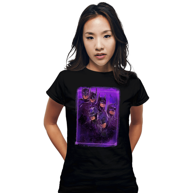 Shirts Fitted Shirts, Woman / Small / Black Batmen