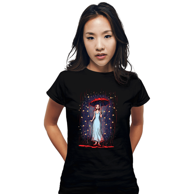 Secret_Shirts Fitted Shirts, Woman / Small / Black Carrie In The Rain