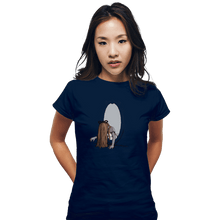 Load image into Gallery viewer, Shirts Fitted Shirts, Woman / Small / Navy The Looking Glass

