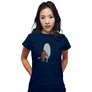Shirts Fitted Shirts, Woman / Small / Navy The Looking Glass