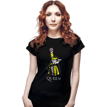 Load image into Gallery viewer, Daily_Deal_Shirts Fitted Shirts, Woman / Small / Black Evil Queen
