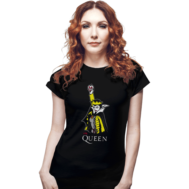 Daily_Deal_Shirts Fitted Shirts, Woman / Small / Black Evil Queen