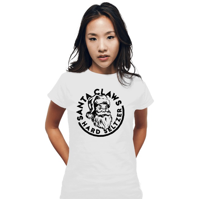 Secret_Shirts Fitted Shirts, Woman / Small / White Santa Claws