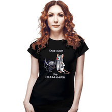 Load image into Gallery viewer, Daily_Deal_Shirts Fitted Shirts, Woman / Small / Black Take Over Middle Earth
