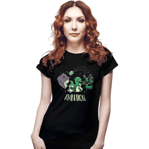 Shirts Fitted Shirts, Woman / Small / Black Ambition