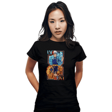 Load image into Gallery viewer, Shirts Fitted Shirts, Woman / Small / Black Fire And Ice Card
