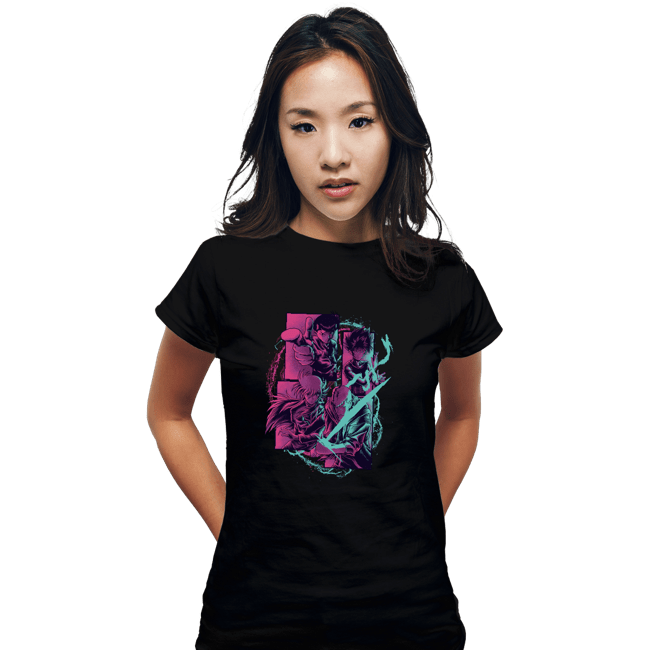 Shirts Fitted Shirts, Woman / Small / Black Ghost Detective