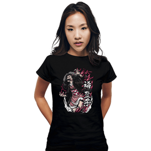 Shirts Fitted Shirts, Woman / Small / Black Nezuko Rage