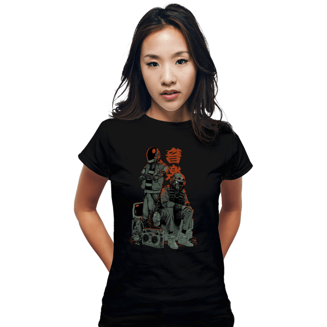Daily_Deal_Shirts Fitted Shirts, Woman / Small / Black Street Punks