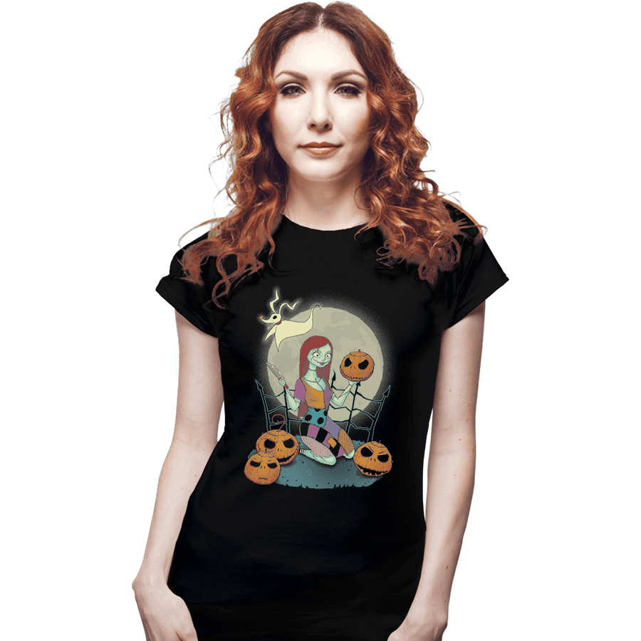Shirts Fitted Shirts, Woman / Small / Black Pumpkins