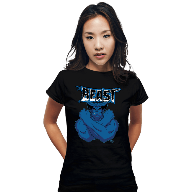 Daily_Deal_Shirts Fitted Shirts, Woman / Small / Black Beast 97