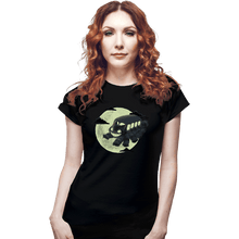 Load image into Gallery viewer, Shirts Fitted Shirts, Woman / Small / Black Midnight Nekobus
