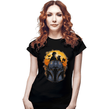 Load image into Gallery viewer, Secret_Shirts Fitted Shirts, Woman / Small / Black Sunset Of The Way

