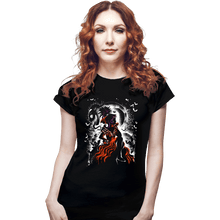 Load image into Gallery viewer, Daily_Deal_Shirts Fitted Shirts, Woman / Small / Black Gothic Bride
