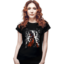 Load image into Gallery viewer, Daily_Deal_Shirts Fitted Shirts, Woman / Small / Black Gothic Bride
