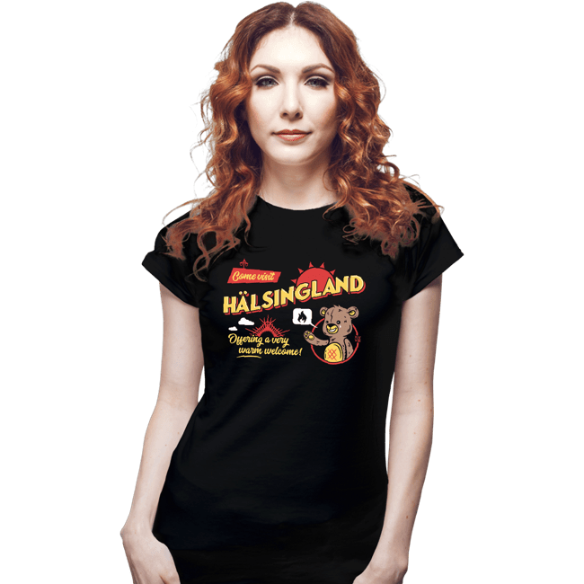 Daily_Deal_Shirts Fitted Shirts, Woman / Small / Black A Warm Welcome