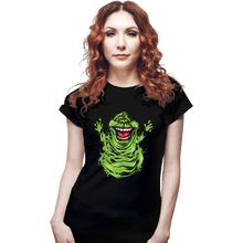 Load image into Gallery viewer, Shirts Fitted Shirts, Woman / Small / Black Pure Ectoplasm
