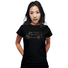 Load image into Gallery viewer, Shirts Fitted Shirts, Woman / Small / Black A-Team Van
