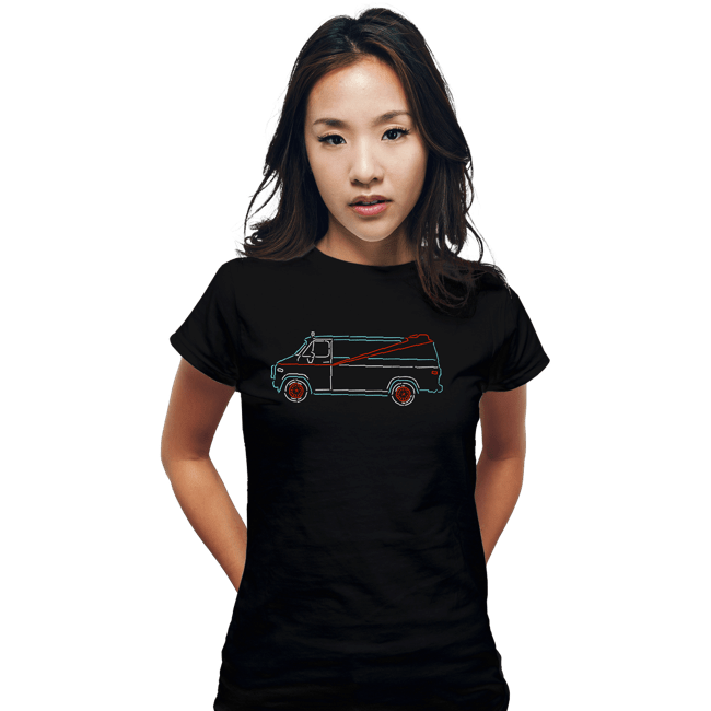 Shirts Fitted Shirts, Woman / Small / Black A-Team Van