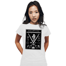 Load image into Gallery viewer, Secret_Shirts Fitted Shirts, Woman / Small / White Crafting Is Fun Secret Sale
