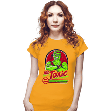 Load image into Gallery viewer, Daily_Deal_Shirts Fitted Shirts, Woman / Small / White Mr. Toxie
