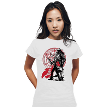 Load image into Gallery viewer, Shirts Fitted Shirts, Woman / Small / White The Fullmetal Alchemist
