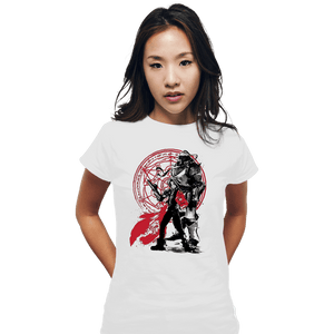 Shirts Fitted Shirts, Woman / Small / White The Fullmetal Alchemist