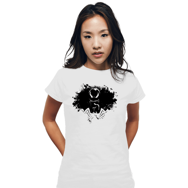 Shirts Fitted Shirts, Woman / Small / White The Symbiote Ink
