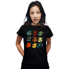 Load image into Gallery viewer, Shirts Fitted Shirts, Woman / Small / Black Dragon Roles
