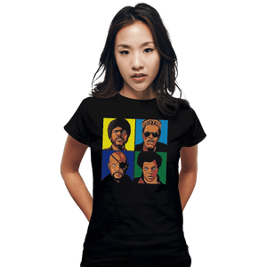 Shirts Fitted Shirts, Woman / Small / Black Pop Sam Jackson