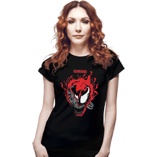 Load image into Gallery viewer, Shirts Fitted Shirts, Woman / Small / Black Cyber Carnage
