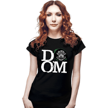 Load image into Gallery viewer, Shirts Fitted Shirts, Woman / Small / Black Love Doom
