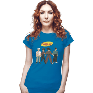 Shirts Fitted Shirts, Woman / Small / Sapphire Saiyanfield