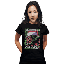 Load image into Gallery viewer, Shirts Fitted Shirts, Woman / Small / Black Rad Xmas
