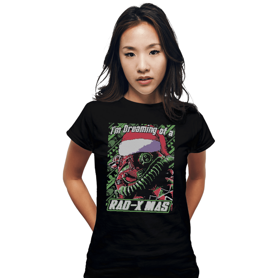 Shirts Fitted Shirts, Woman / Small / Black Rad Xmas