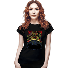 Load image into Gallery viewer, Daily_Deal_Shirts Fitted Shirts, Woman / Small / Black Evil King
