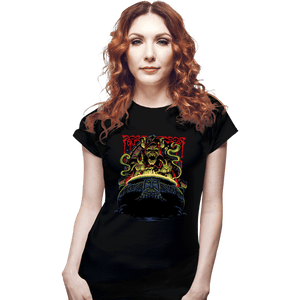 Daily_Deal_Shirts Fitted Shirts, Woman / Small / Black Evil King