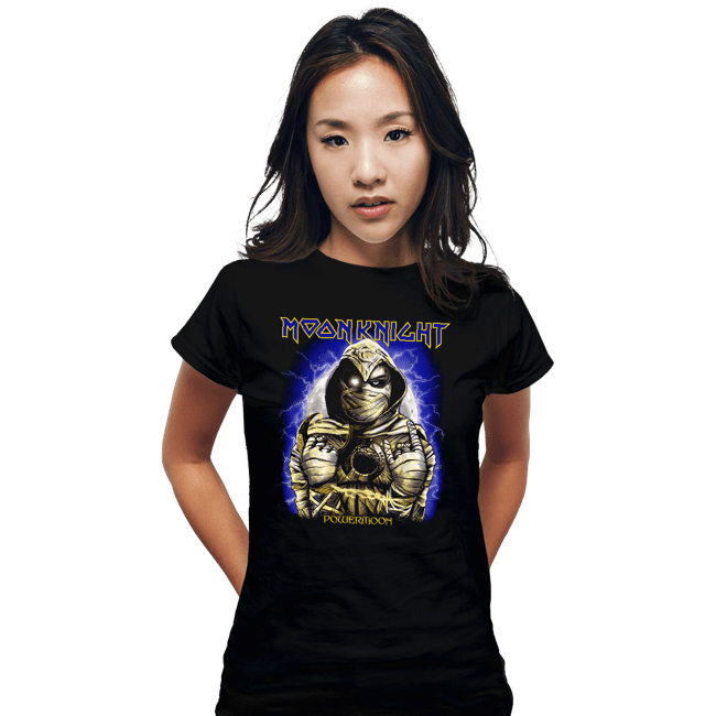 Secret_Shirts Fitted Shirts, Woman / Small / Black POWER MOON