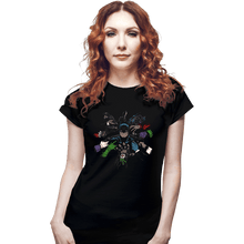 Load image into Gallery viewer, Secret_Shirts Fitted Shirts, Woman / Small / Black Batwick Tee
