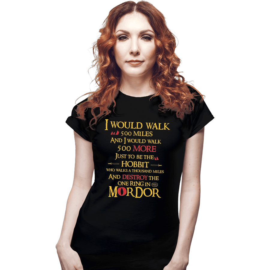 Shirts Fitted Shirts, Woman / Small / Black 500 Miles