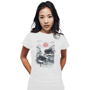 Shirts Fitted Shirts, Woman / Small / White Ctrl Ninjas