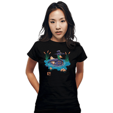 Load image into Gallery viewer, Secret_Shirts Fitted Shirts, Woman / Small / Black The Dark Duck

