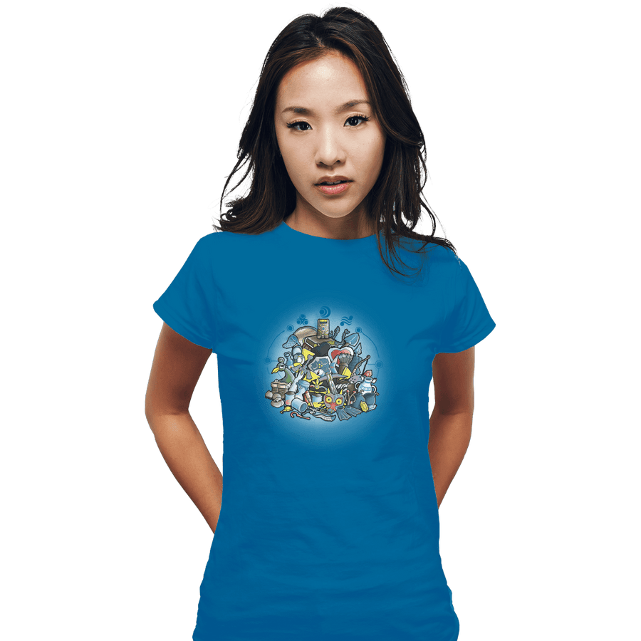 Shirts Fitted Shirts, Woman / Small / Sapphire Link's Weapons