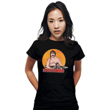 Load image into Gallery viewer, Shirts Fitted Shirts, Woman / Small / Black Fat Rambo
