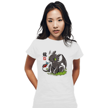 Load image into Gallery viewer, Shirts Fitted Shirts, Woman / Small / White Dragon Ink
