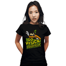 Load image into Gallery viewer, Secret_Shirts Fitted Shirts, Woman / Small / Black Go Hyuck Yourself Sale
